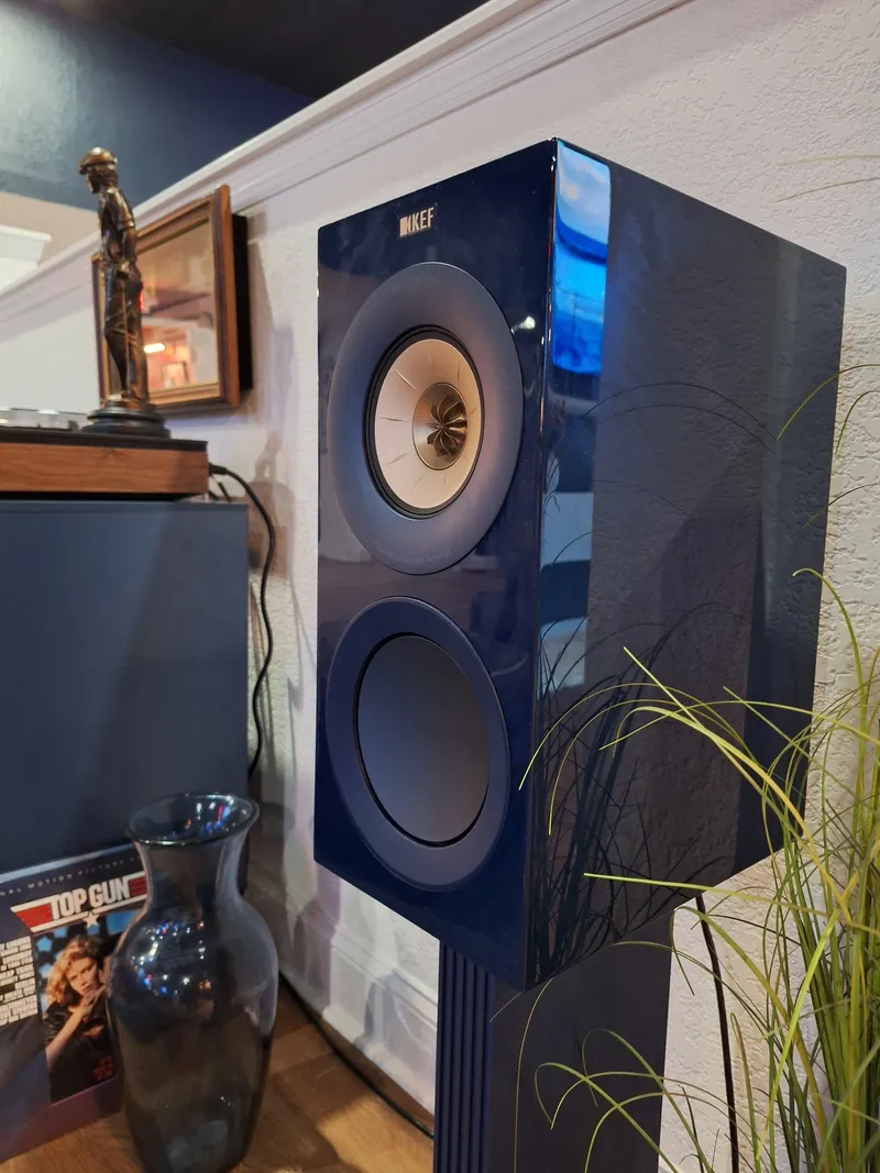Speakers on display in our showroom