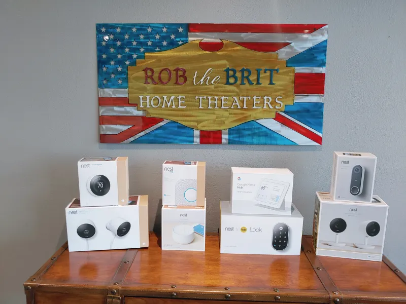 Google Nest cameras, doorbells and a smart lock we sell and install