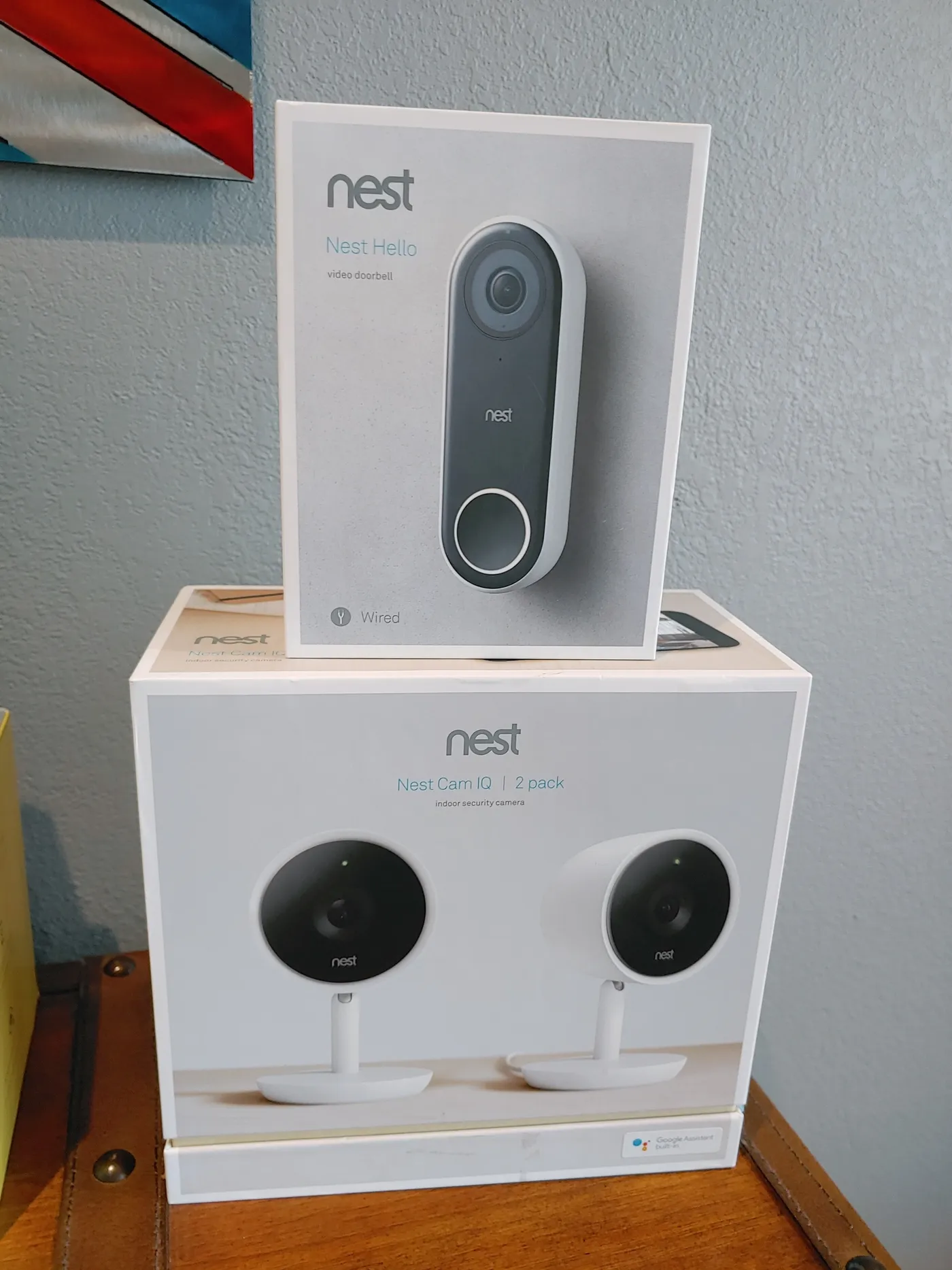 Nest video doorbell and outdoor cameras